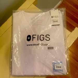 Figs Catarina Optic White NWT